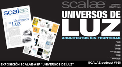 Invitación a la exposición y pliego Scalae 