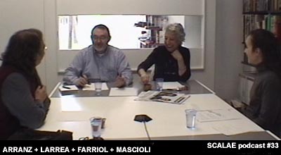 Quim Larrea y Silvia Farriol, arquinfad, para un episodio podcast de SCALAE