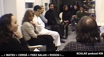 Encuentro Intimo: Rodon, Cerda, Fdez. Salas y Mateu en el Centro de Enlace de Barcelona